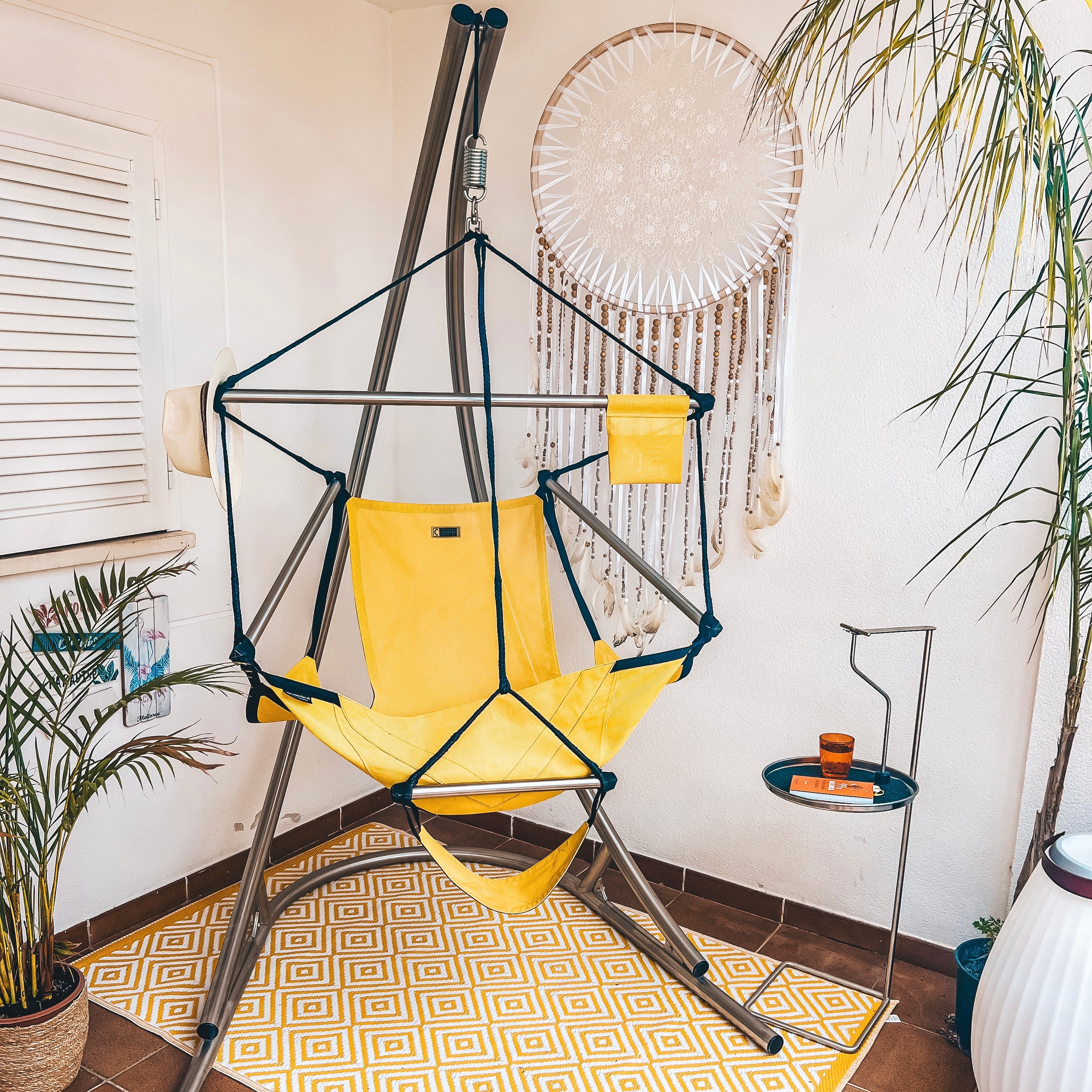 Hanging chair stand SOLA stainless steel