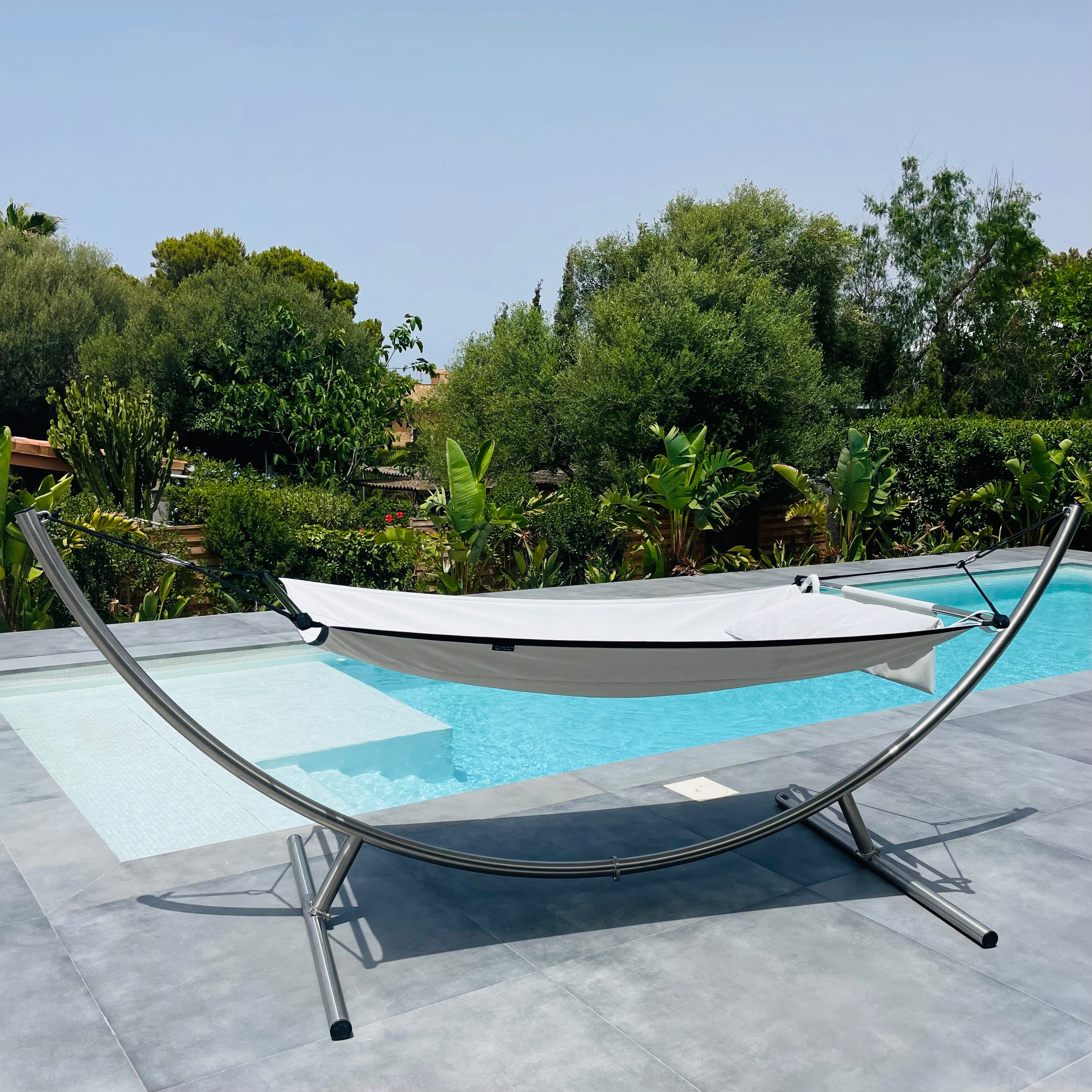 Hammock stand LAZY stainless steel