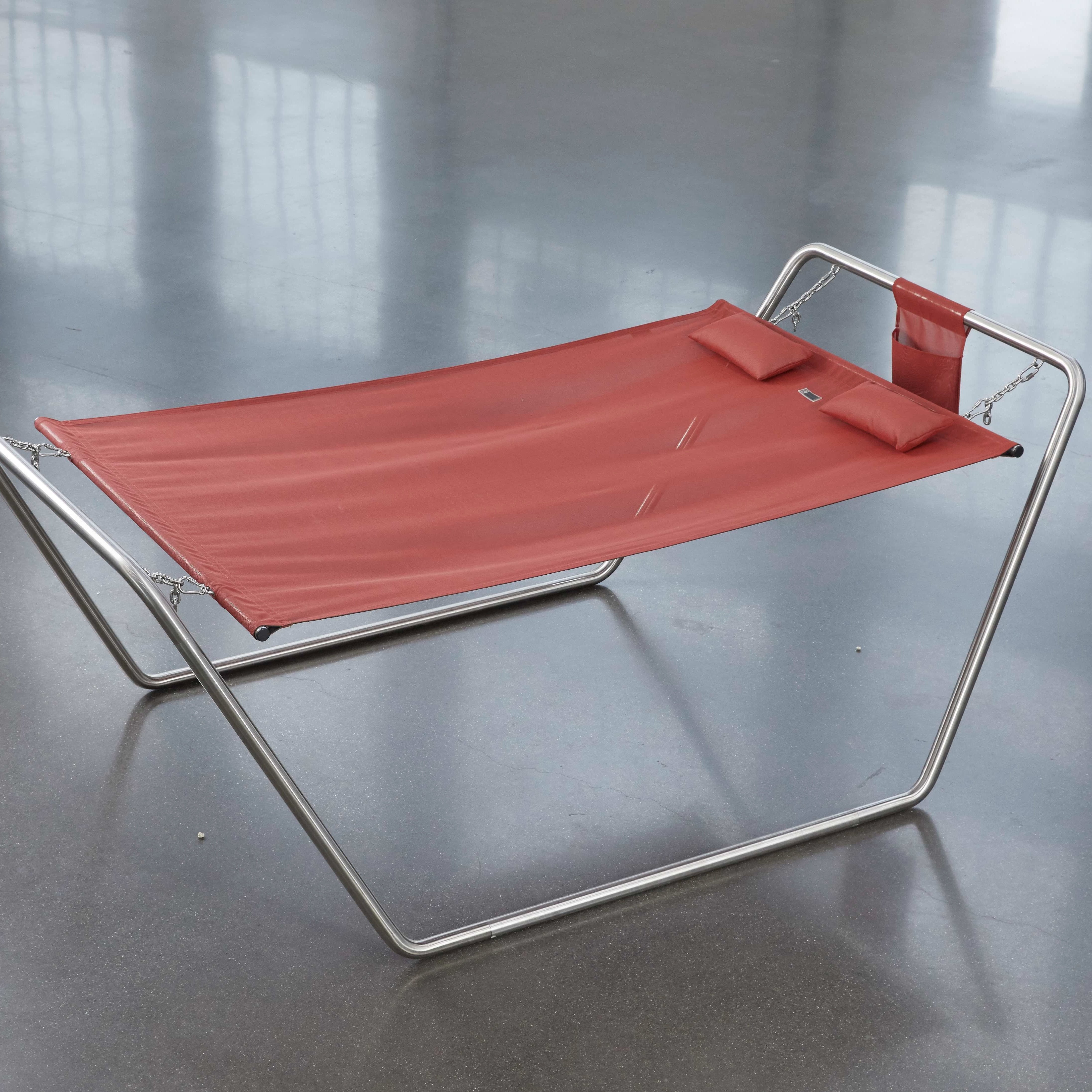 Hammock stand DOPPIO stainless steel