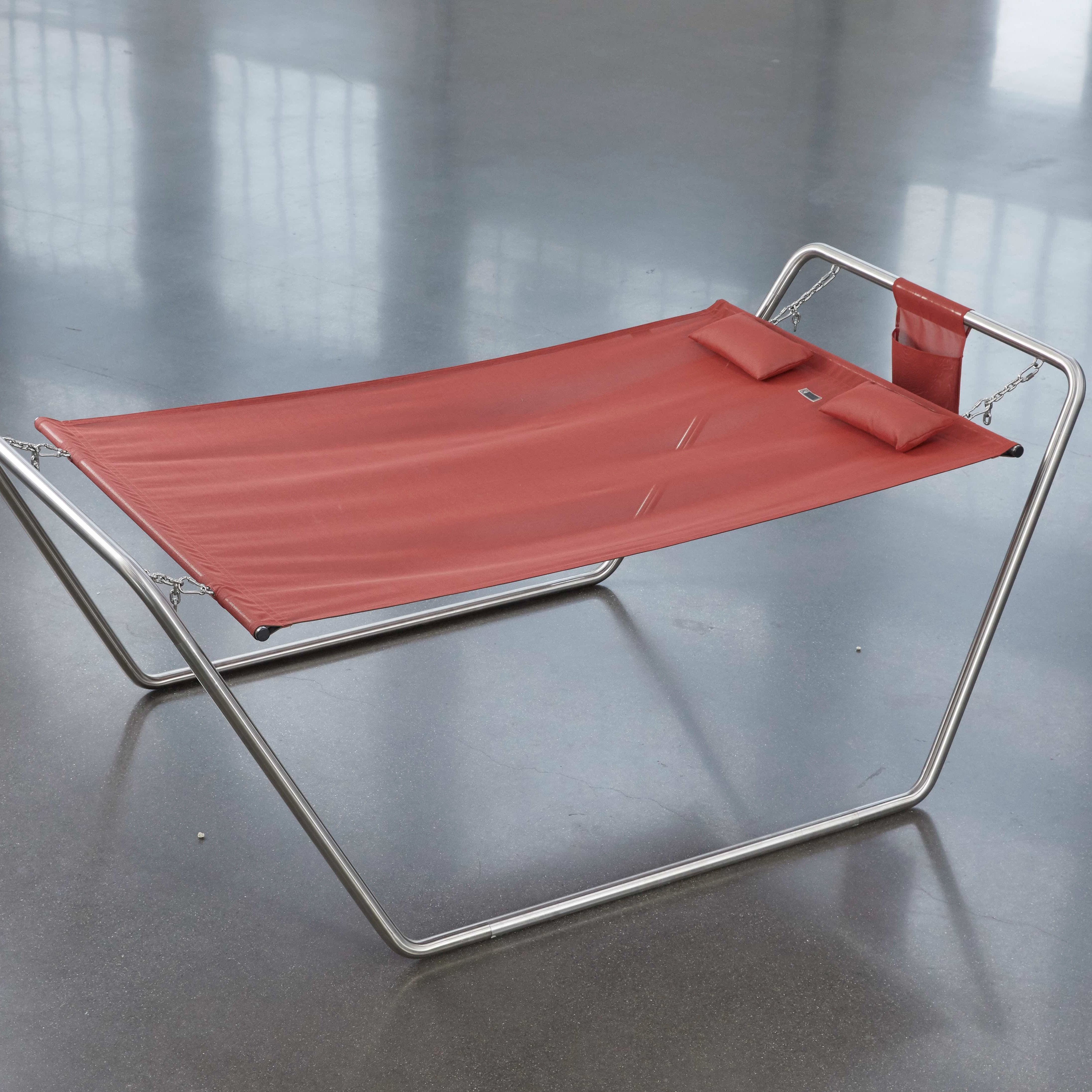 Hammock stand DOPPIO stainless steel 