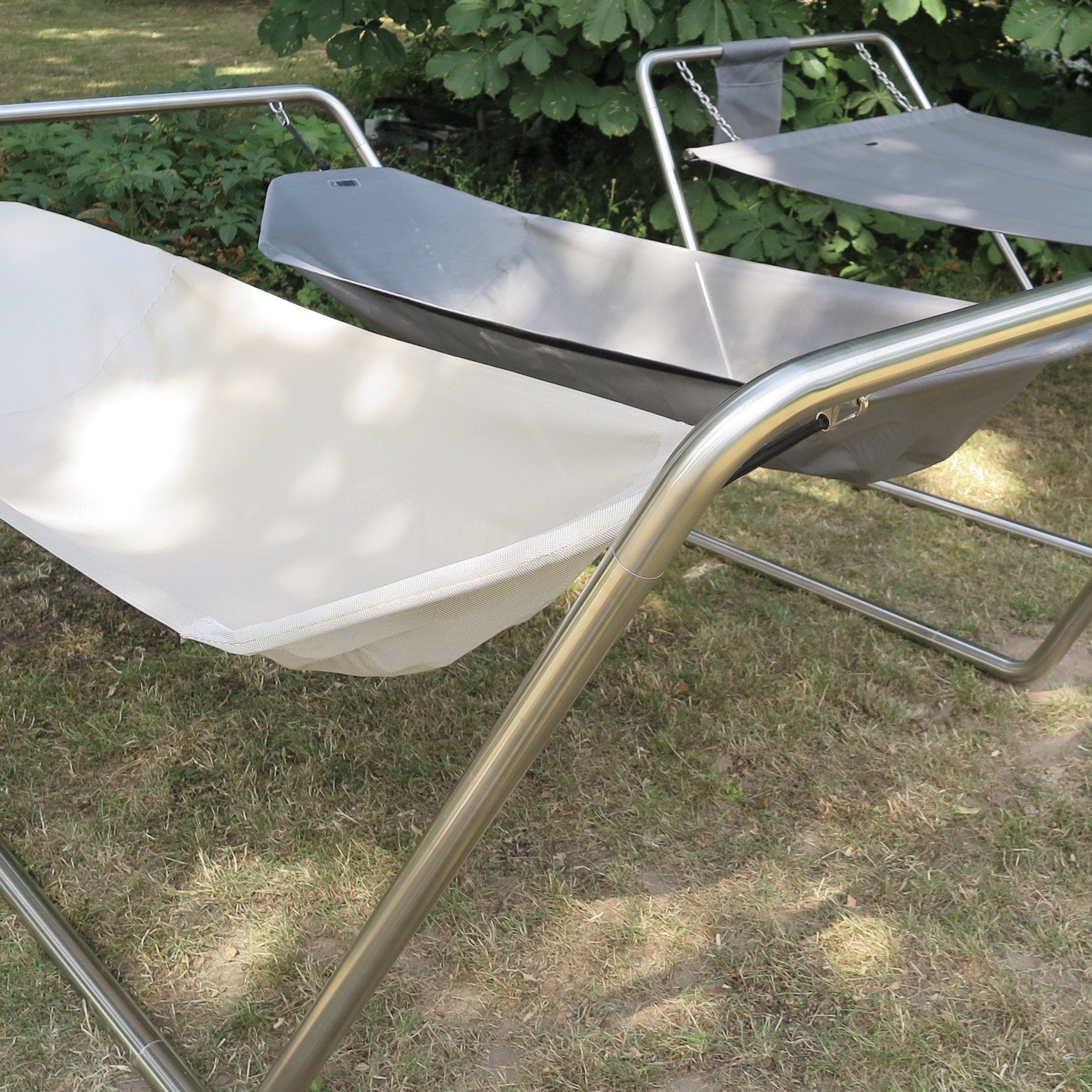 Hammock stand DOPPIO stainless steel