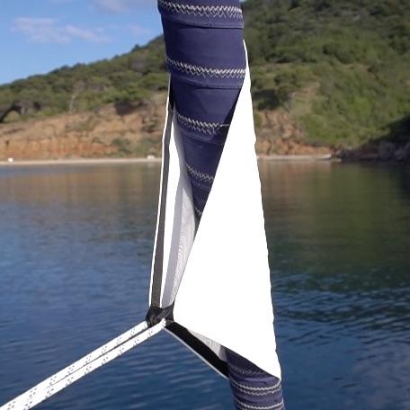 hängematte seilgeflecht CrazyChair FOCKMANSCHETTE, Hängematten-Befestigung auf Segelyachten