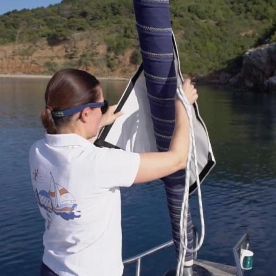 Crazy Chair FOCKMANSCHETTE für Hängematten Befestigung auf Segelyachten