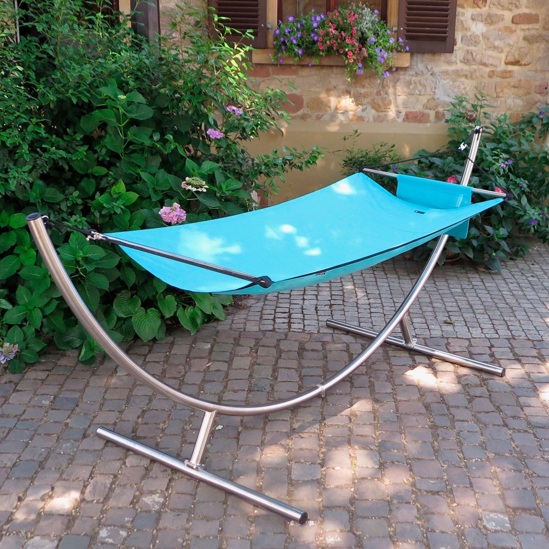 Hängemattenständer „Lazy“ Edelstahl-Crazy Chair