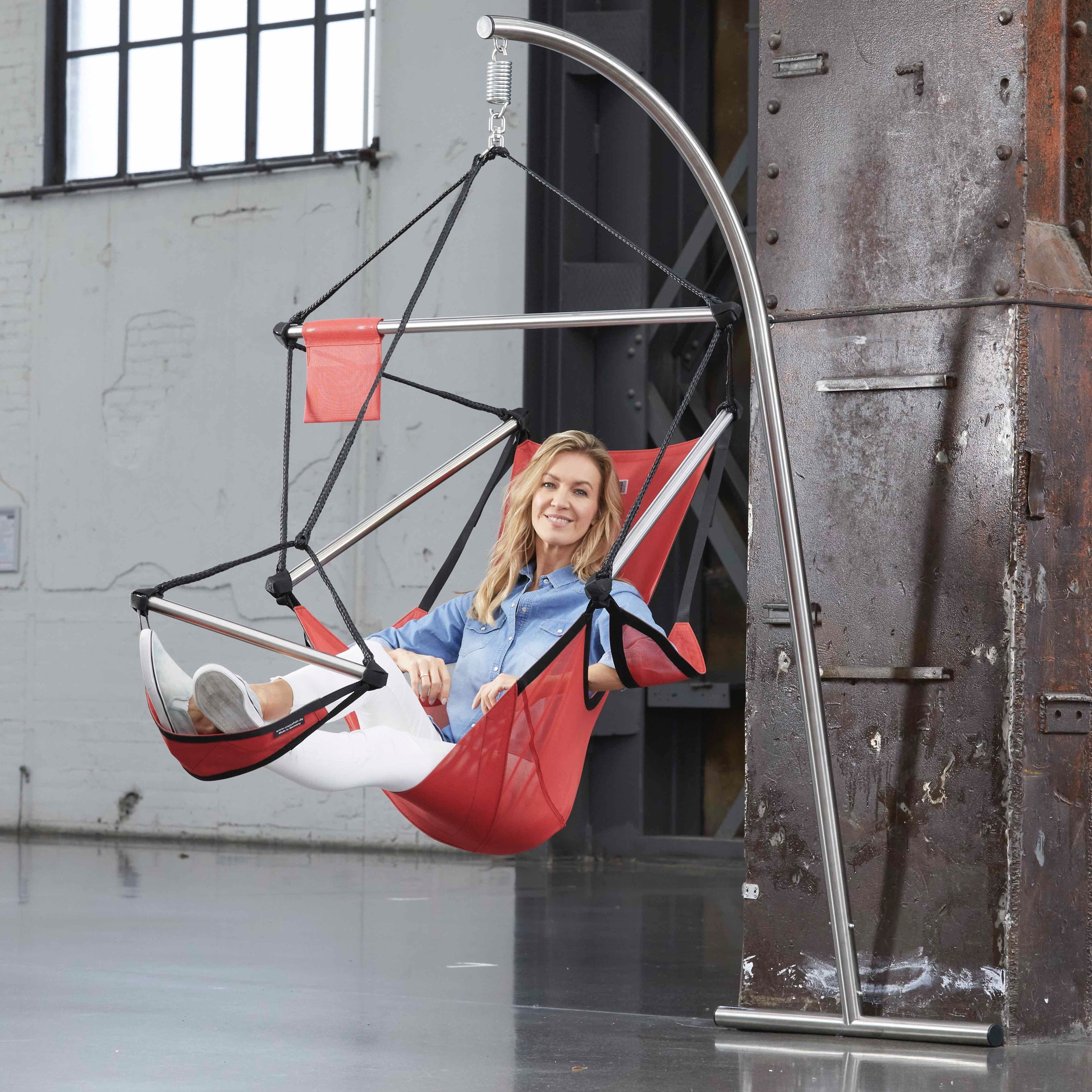 Hanging chair stand MEZZO stainless steel 